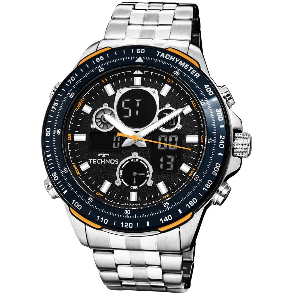 Relógio Technos Masculino Digitech BJ4130AB/1P