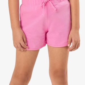 Shorts Básico Infantil Feminino Rosa