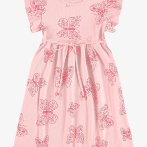 Vestido Feminino Infantil Ribana Rosa