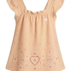 Vestido Infantil Menina em Ribana Rosa