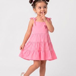 Vestido Três Marias Rosa