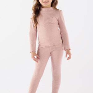 Blusa Gola Alta em Ribana Rosa