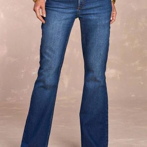 Calça Flare Petit Jasmim Retrô Glam Azul