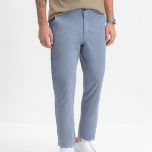 Calça Masculina em Sarja Azul