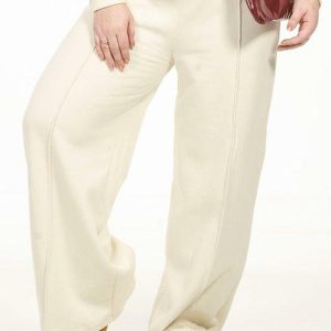 Calça Wide Leg Plus Size Branco