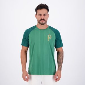Camisa Palmeiras Palestra Raglan Verde