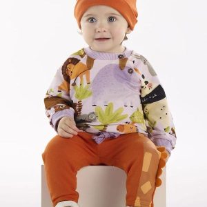 Conjunto Bebê com Blusão e Calça Roxo