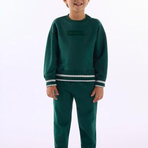 Conjunto Blusão Calça Molecotton Verde