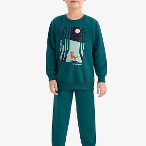 Conjunto Blusão e Calça Moletom Verde