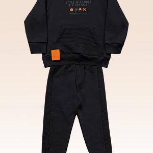 Conjunto Blusão e Calça Preto
