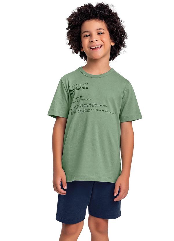Conjunto Camiseta/Bermuda Verde