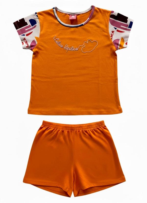 Conjunto Curto Laranja