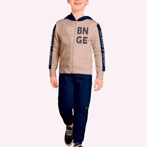 Conjunto Infantil Menino Lettering Bege