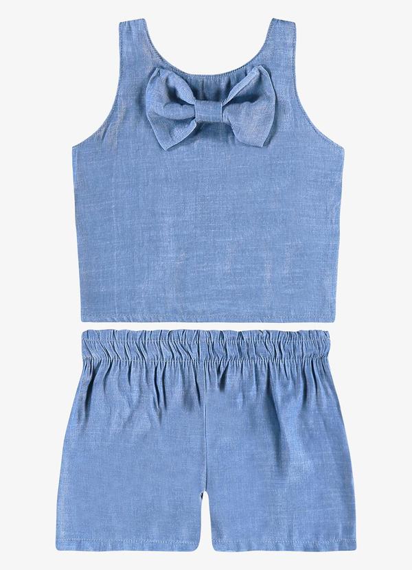 Conjunto Infantil Regata e Shorts Liocel Azul