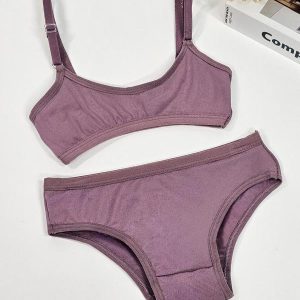 Conjunto Infantil sem Bojo Roxo