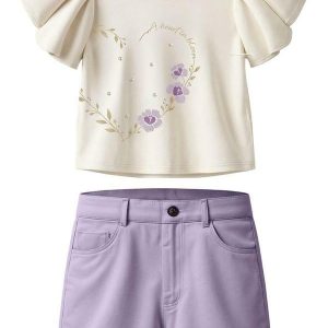 Conjunto Let Your Heart Stay Open Off White