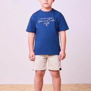 Conjunto Marinho Estampado Azul