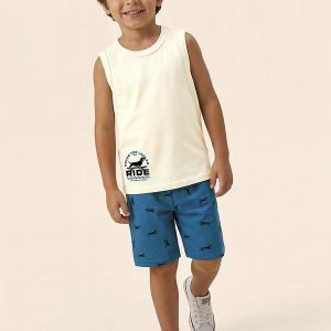 Conjunto Never Too Late To Ride Off White