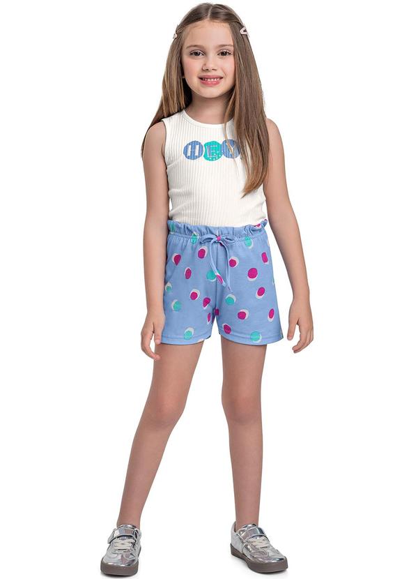 Conjunto Regata Cropped e Short Bege