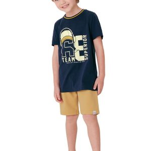 Conjunto Team 68 em Moletom Azul