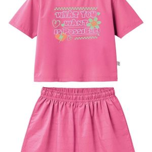 Conjunto What You Want Is Possible Rosa Escuro