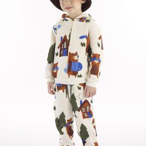 Conjunto com Jaqueta e Calça Bege