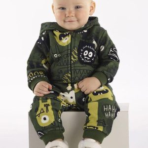 Conjunto com Jaqueta e Calça de Verde