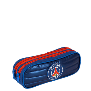 Estojo 2 Compartimentos PSG Plus Stripes - Colorido