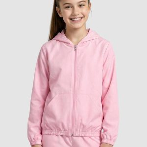 Jaqueta Tactel Corta Vento Rosa