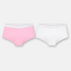Kit 2 Calcinhas Cotton Rosa