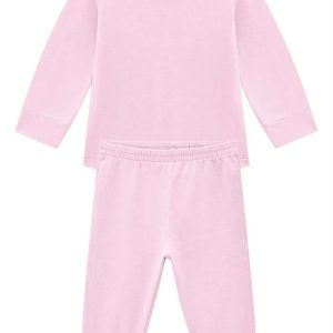 Kit Body e Calça de Cotton Rosa