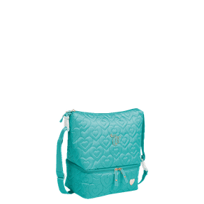 Lancheira 2 Compartimentos Capricho Crush Azul - Turquesa