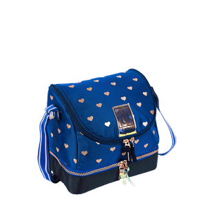 Lancheira 2 Compartimentos Capricho Wishes - Azul