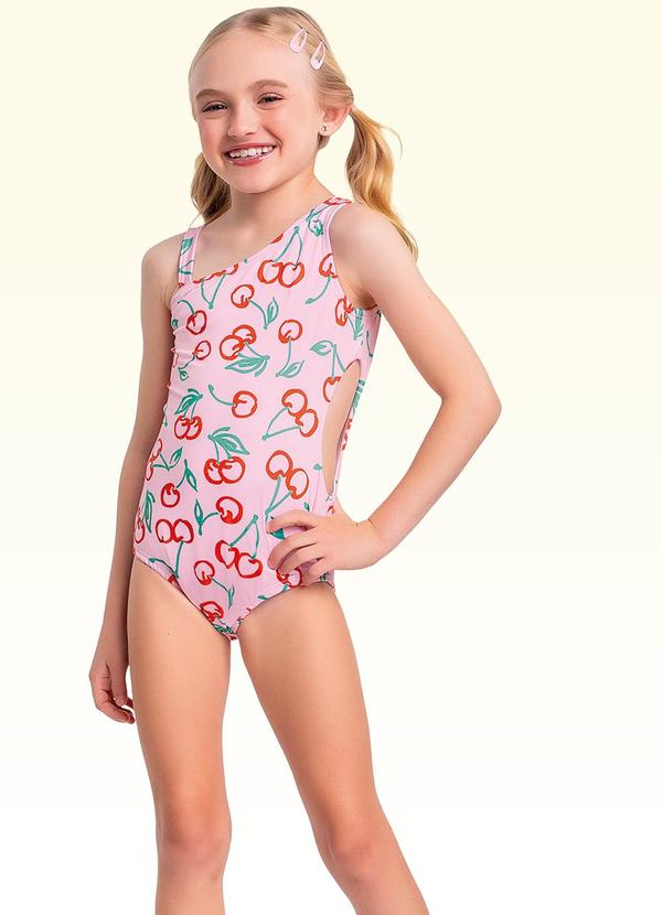 Maiô Moda Praia Rosa