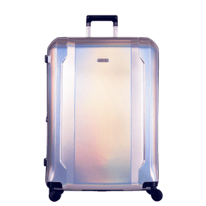 Mala de Viagem Grande 32 kg Rígida com Rodas 360° Eco Rpet - Prata