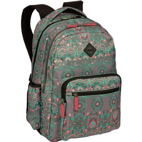 Mochila 2 Compartimentos Sestini College Etnico Cinza