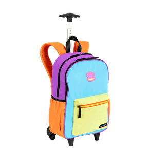 Mochila Carrinho Externo Paul Frank Authentic - Orange Mix