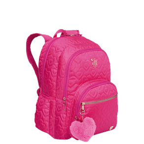 Mochila Grande 2 Compartimentos Capricho Crush Rosa