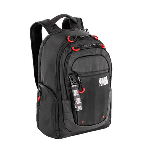 Mochila Grande 3 Compartimentos Notebook Nba Pro - Preto