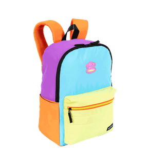 Mochila Grande Paul Frank Authentic - Orange Mix