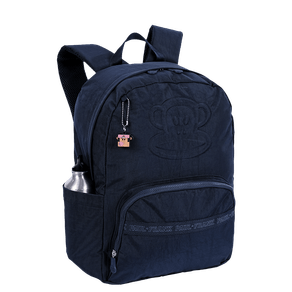 Mochila Grande Paul Frank Classics - Azul Marinho