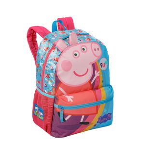 Mochila Grande Peppa Core - Colorido