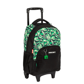 Mochilete Grande Minecraft Camoterra - Colorido