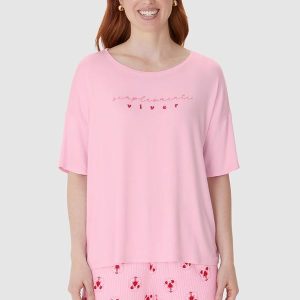 Pijama Simplesmente Viver Rosa