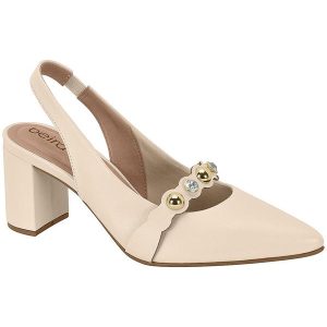 Sapato Beira Rio Creme