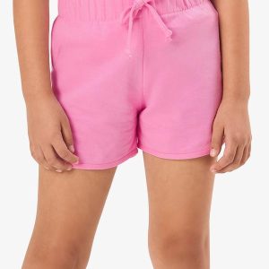 Shorts Básico Infantil Feminino Rosa