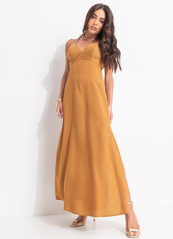 Vestido Marrom