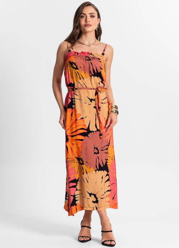 Vestido Midi de Alça Preto