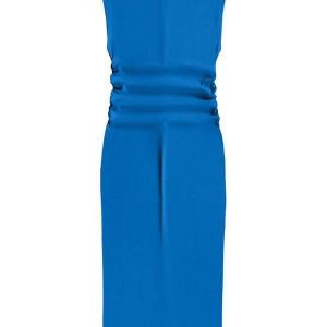 Vestido Midi em Ribana Azul