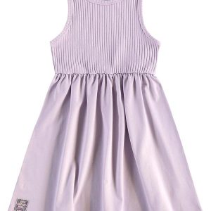 Vestido Regata Infantil Roxo